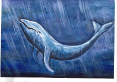 Синий кит - чудо подводного мира. Еремин Илья, 15 лет. Сургут